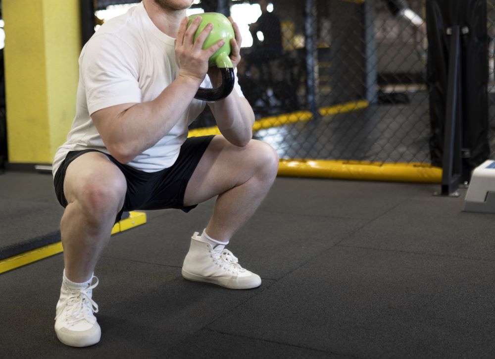 goblet squat - technika wykonania