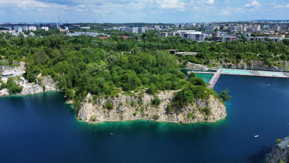 Zakrzówek na rowerze